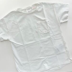 Zara Kids White T-Shirt with Pocket